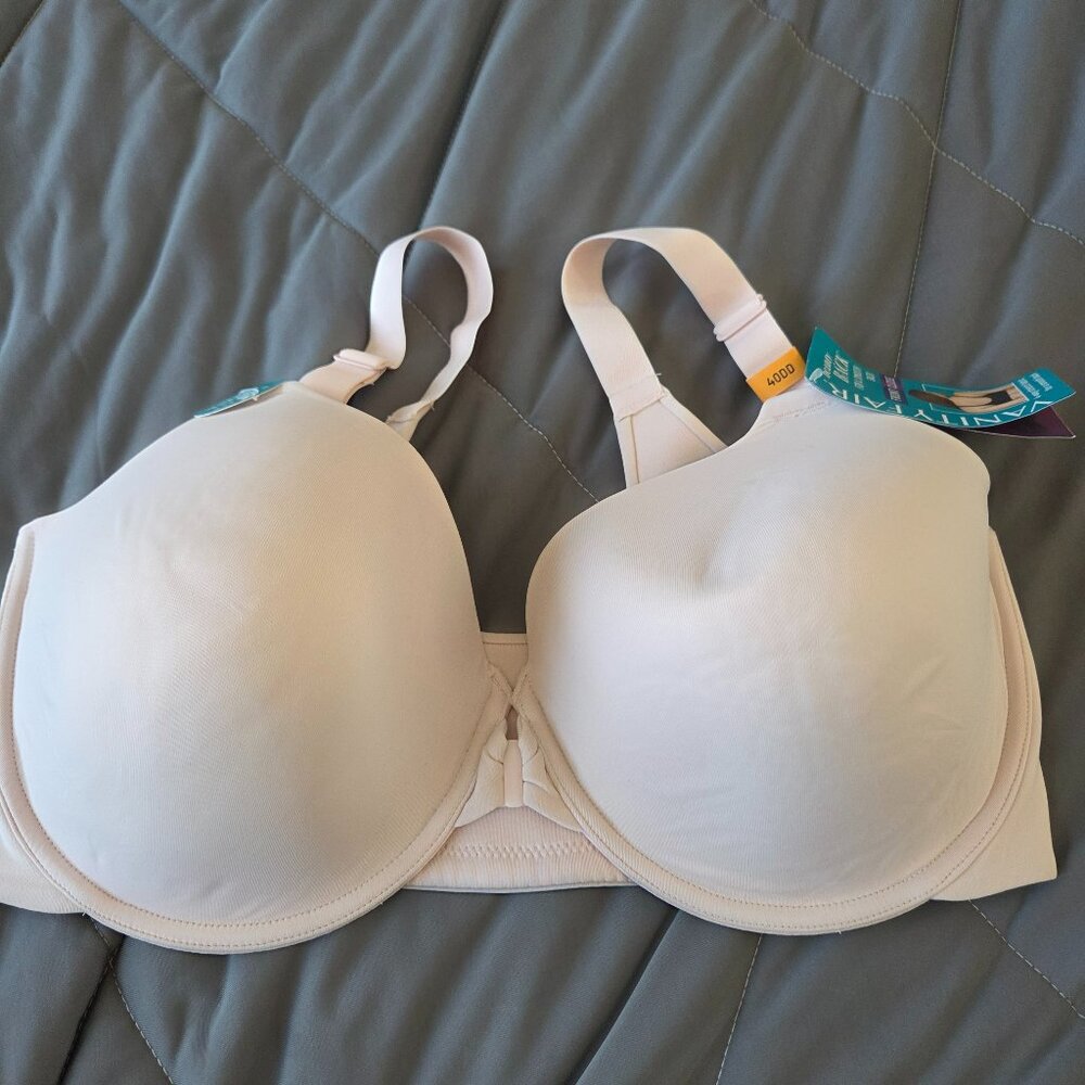 Vanity Fair Beauty Back Front Close Full-Figure Underwire Bra 76384 40DD Beige
